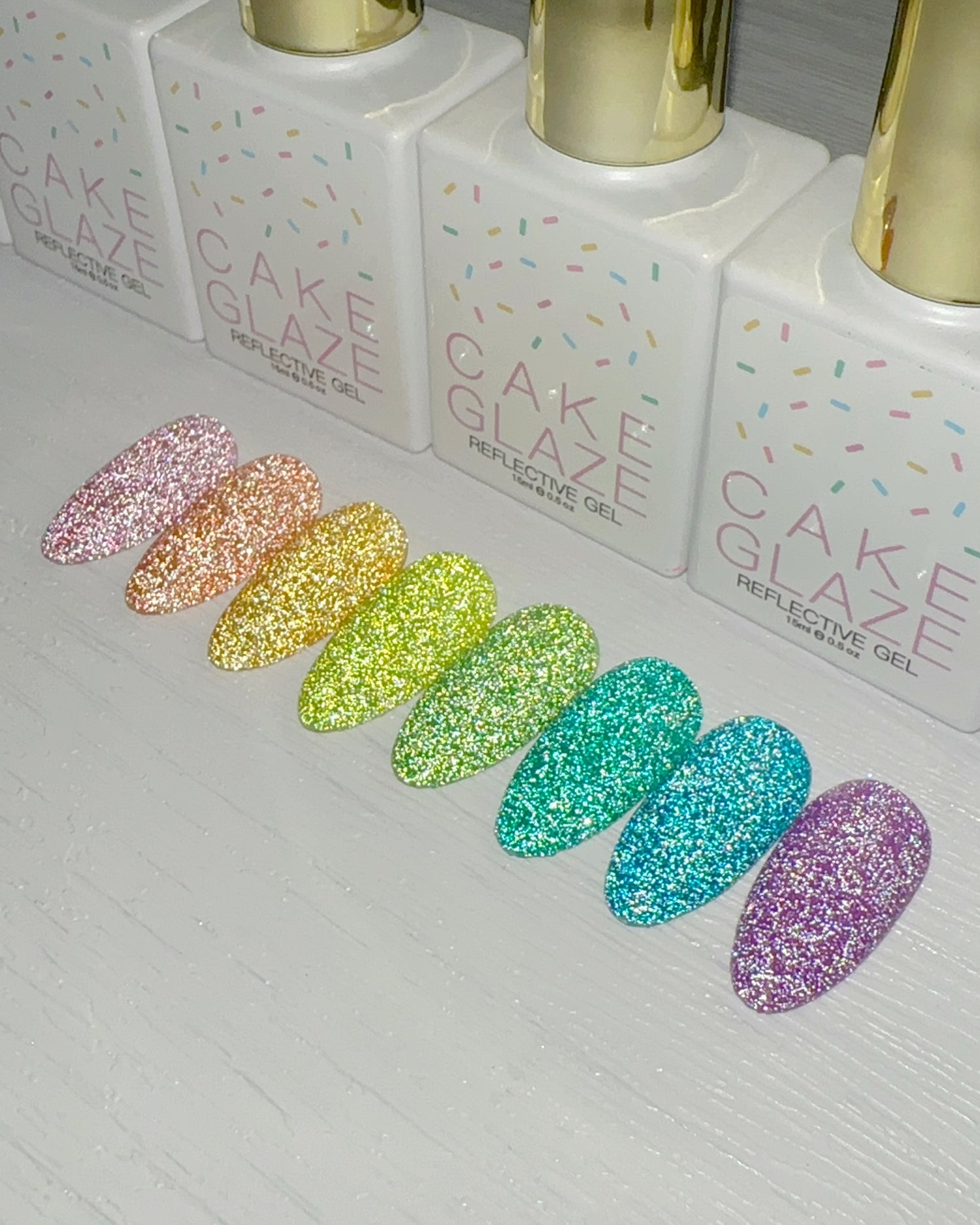 Cake Glaze Rainbow Sugar Collection